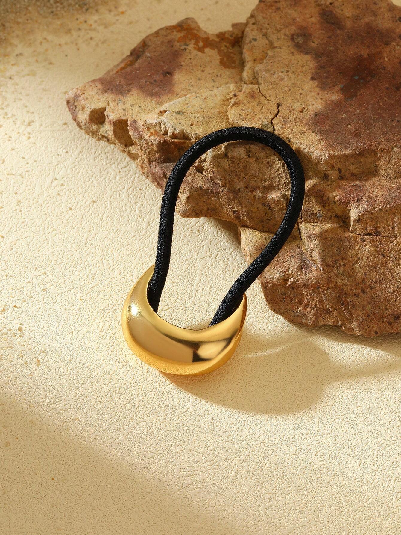 3pcs/1pc Elegant Butterfly Asymmetrical Geometric Hair Rope Hair Accessories - Image 4