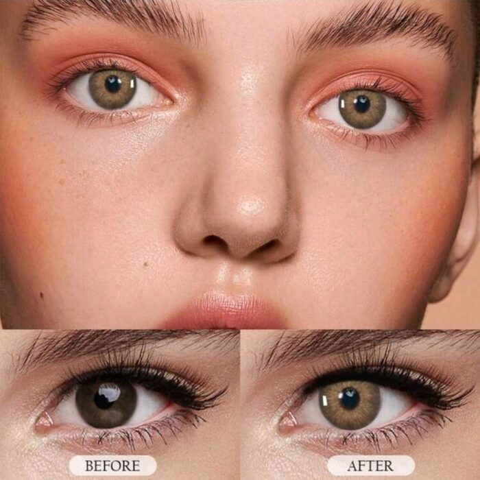 2 Pieces  Brown Color Contact Lenses Eye Makeup Soft Contact Lenses - Image 3