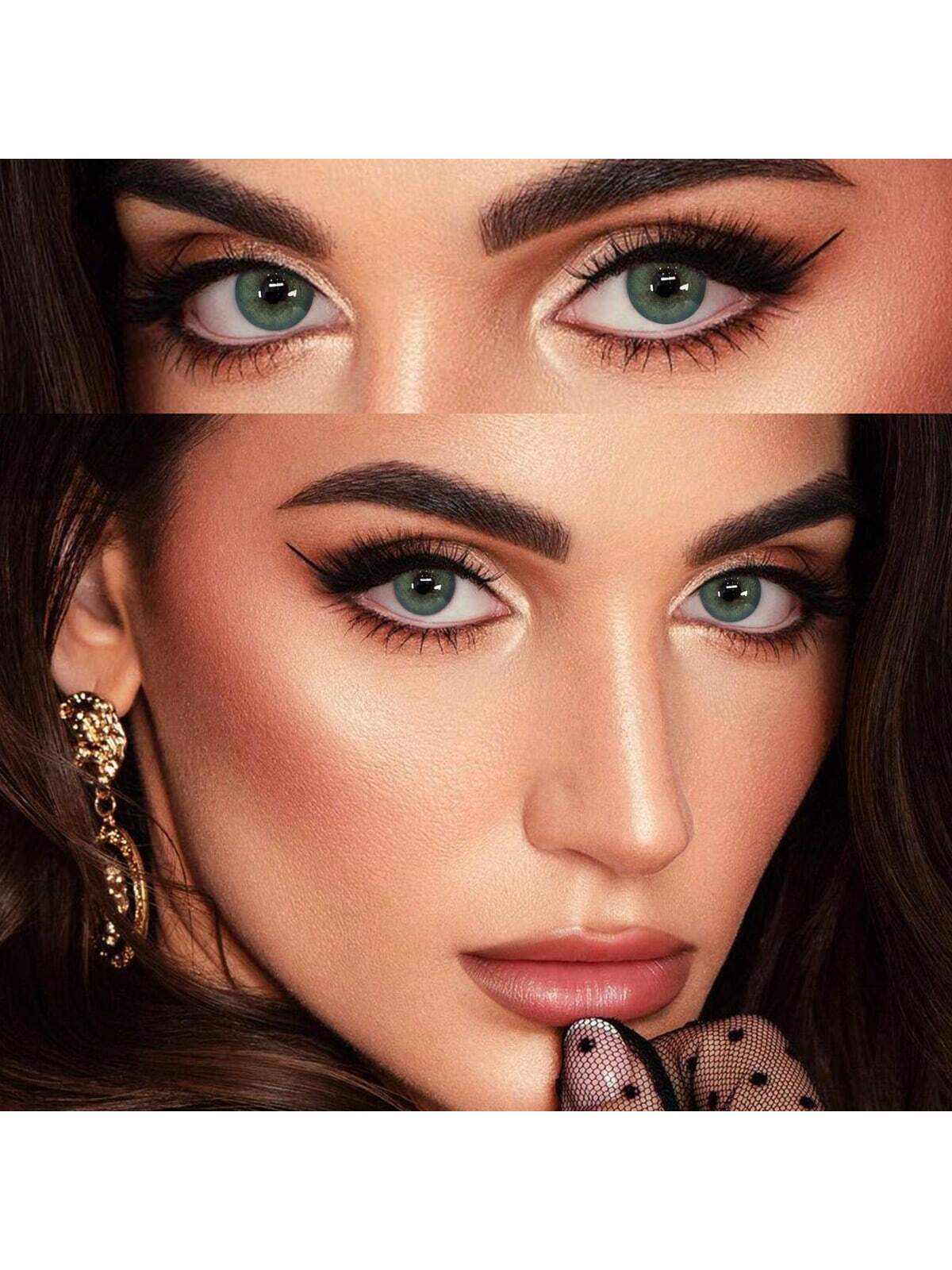 2pcs Natural Color Natural Soft Contact Lenses Eye Beauty Makeup Colored Lenses - Image 3