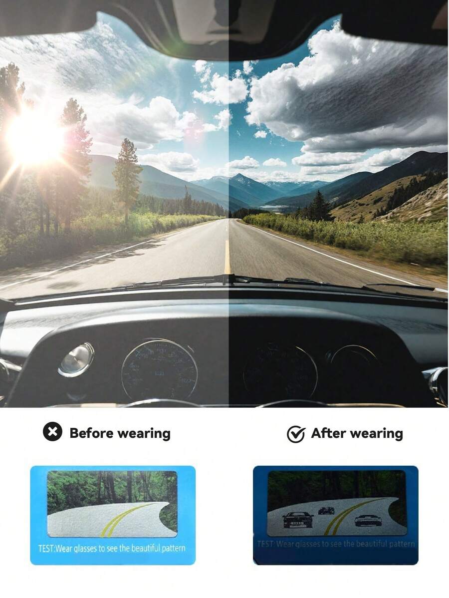 Polarized Sunglasses, Retro Leopard Print Cat Eye Frame Plastic Fashion Sunglasses - Image 4