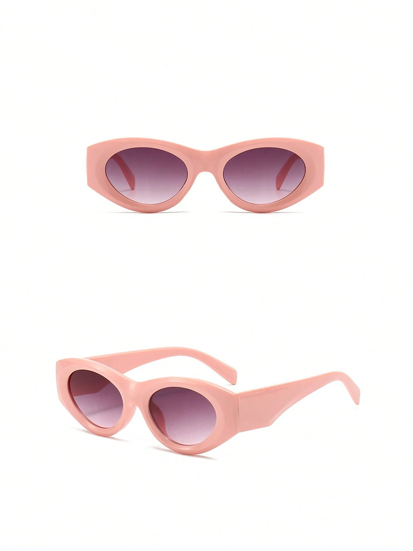 Vintage Cat Eye Frame Fashion Plastic Fashion Glasses - Image 2