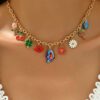 1pc Summer Multi-Element Combination Pendant Necklace