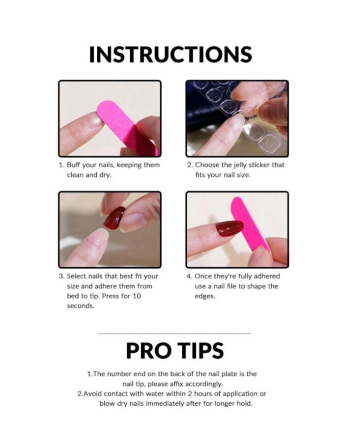 24pcs French Purple Fake Nails 3D Flowers Press On Nails Polka Dots Nails Art Short Almond Shape Press On Nails Manicure - Image 5
