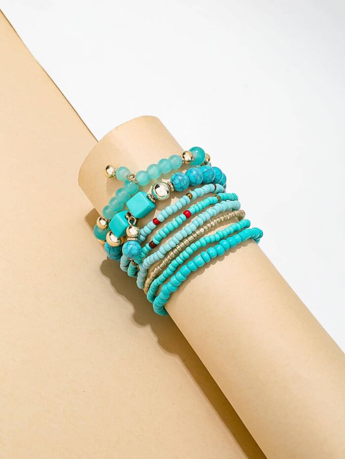 8pcs/set Minimalist Beaded Bracelet - Image 2