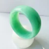 1pc Exaggerate Vintage Colorful Transparent Retrot Marble Pattern Acryic Heavy Wide Bangle Bracelet Mint Green