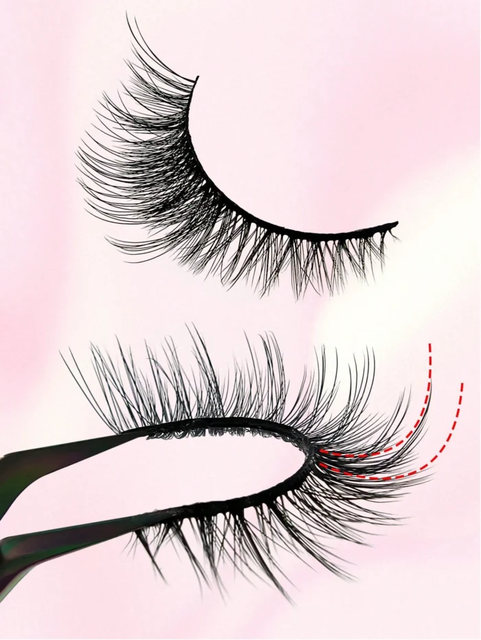 5pairs Cat Eye Volumized Faux Mink False Eyelashes - Image 4