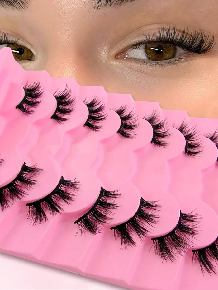 7pairs Cat Eye False Eyelashes - Image 4