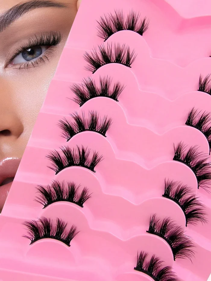 7pairs Cat Eye False Eyelashes - Image 5