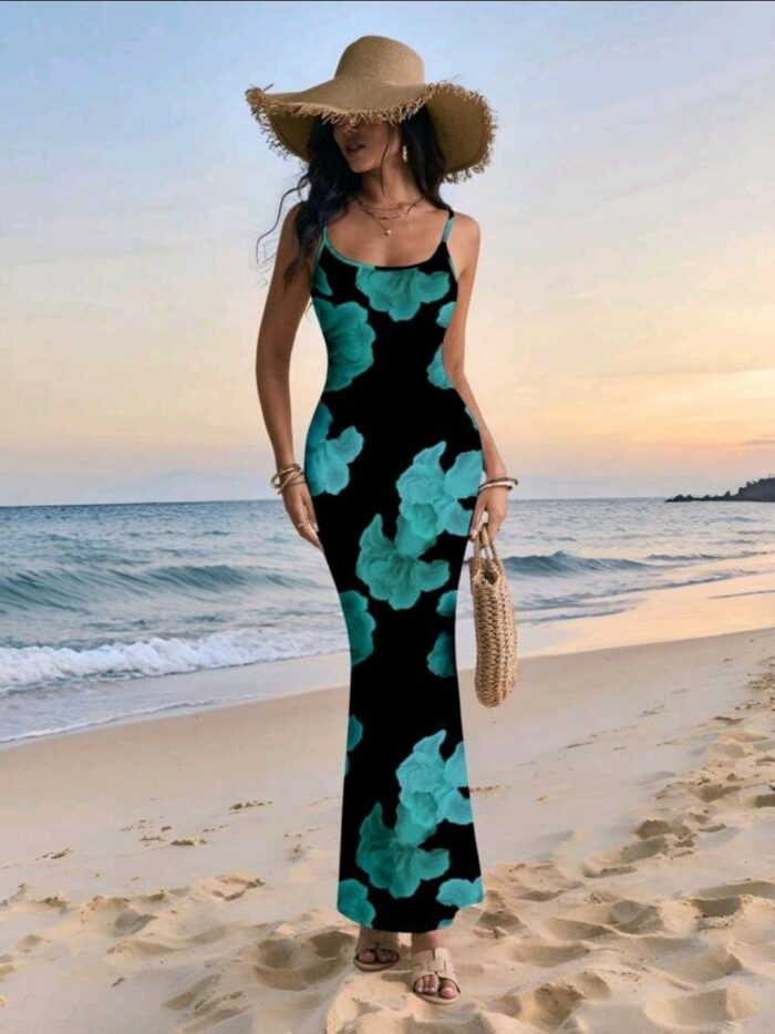 Glamance Livia Canto Studio Floral Print Elegant Vacation Beach Romantic Bodycon
