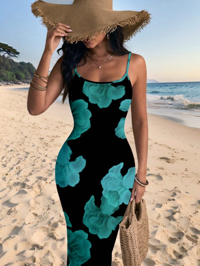 Glamance Livia Canto Studio Floral Print Elegant Vacation Beach Romantic Bodycon - Image 4