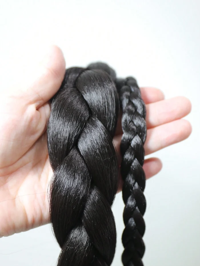 Long Ponytail Hair Extensions, Straight Women's 26inch Braided Straight Winding Hair Extensions - Image 6