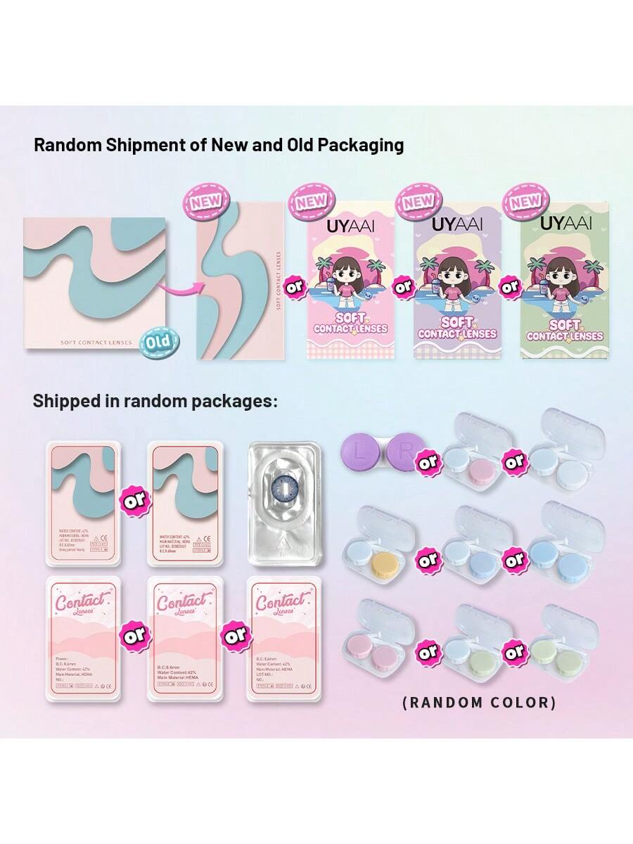 UYAAI UYAAI 1Pair- Brown Enlargement Natural Yearly Disposable - Image 6