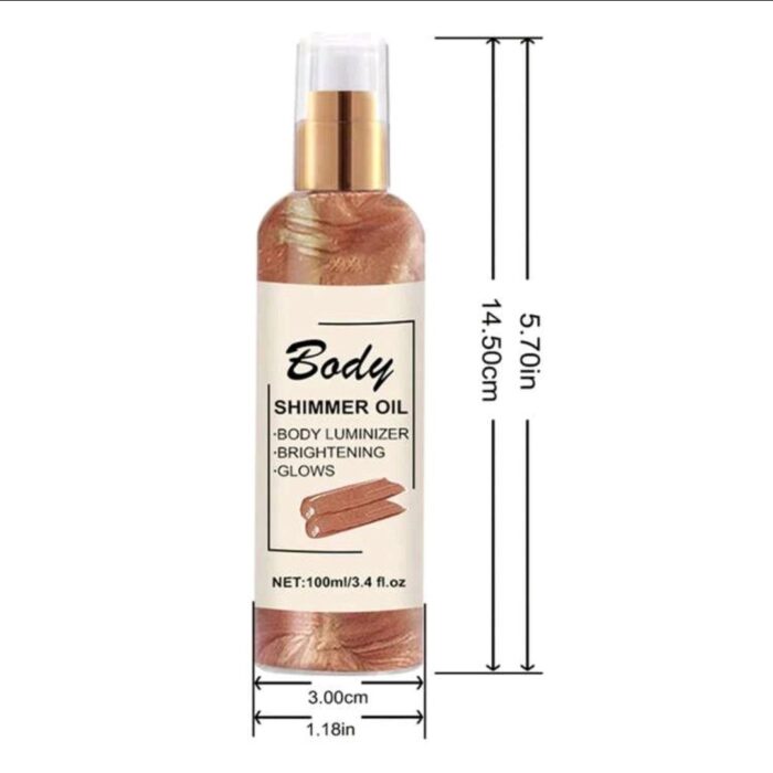 1 Bottle Shiny Moisturizing Body Oil 100ML - Image 8