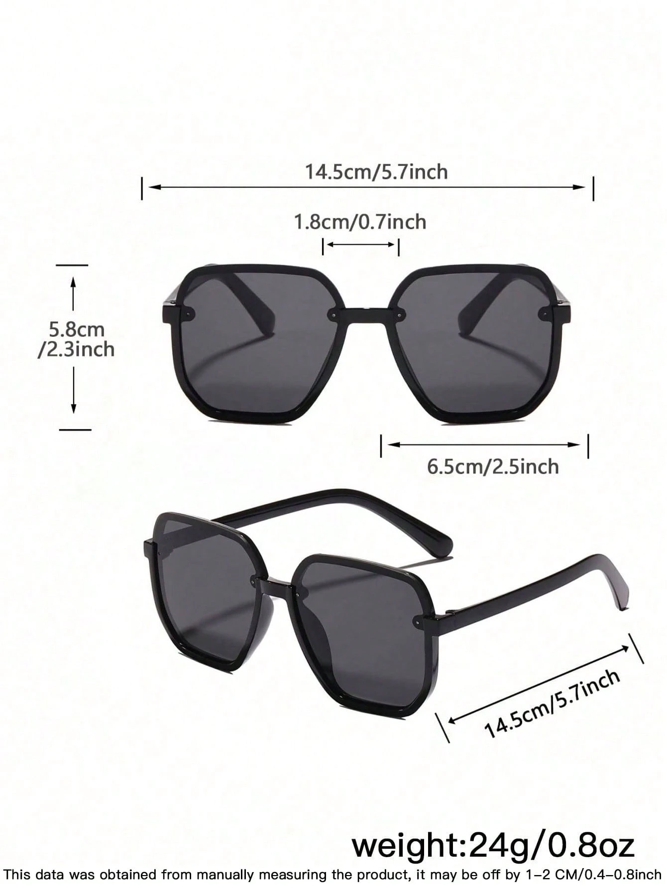 1 Pc Women Y2K Vintage Square Frame Green Full Frame Fashion Fashion Glasses - Image 4