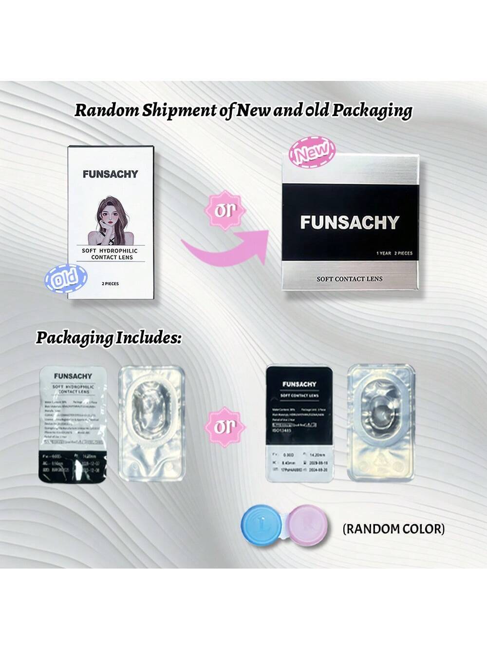 FUNSACHY Gray Colored Contact Lenses Natural Look - Image 5