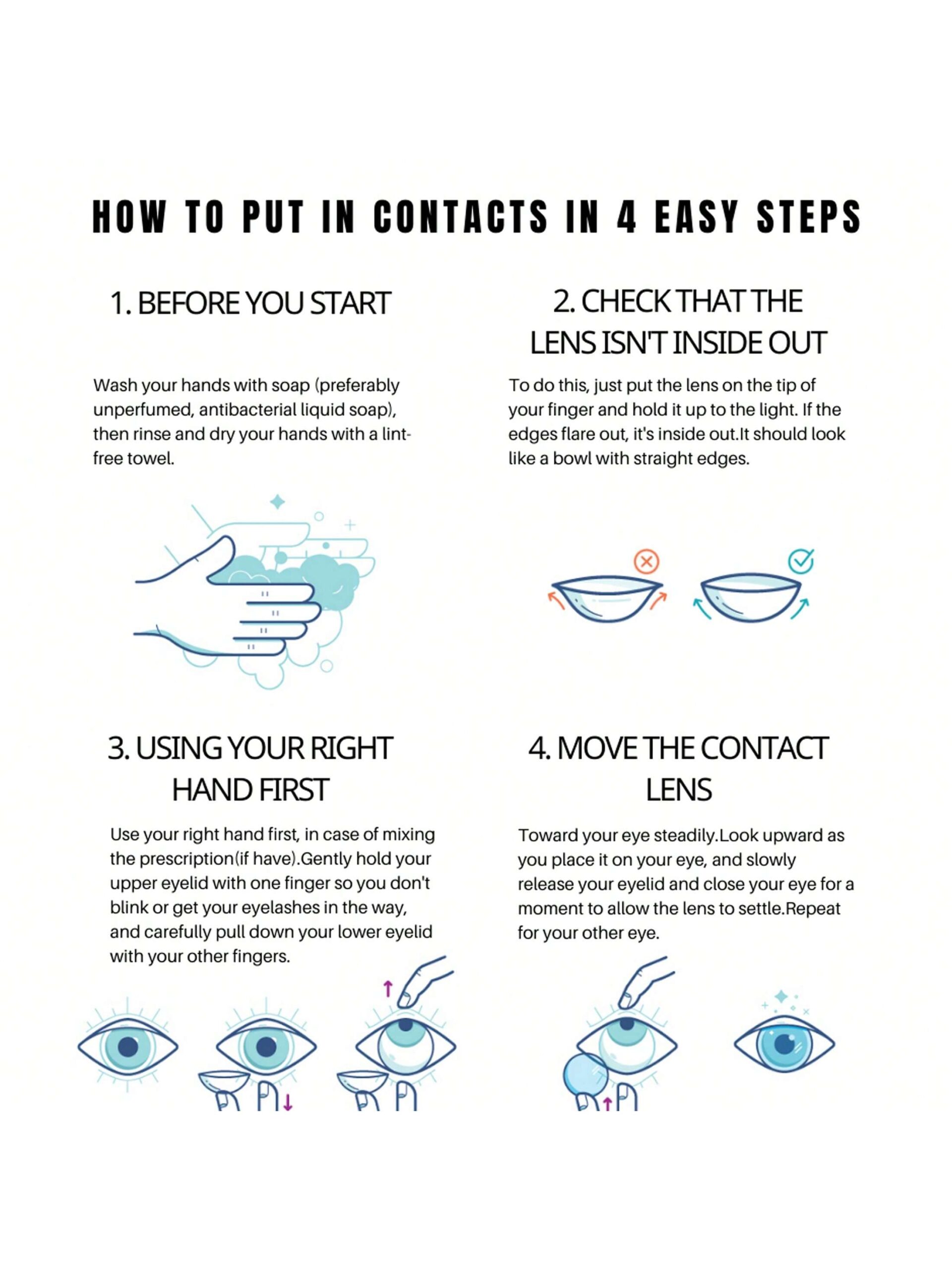 FUNSACHY Gray Colored Contact Lenses Natural Look - Image 4