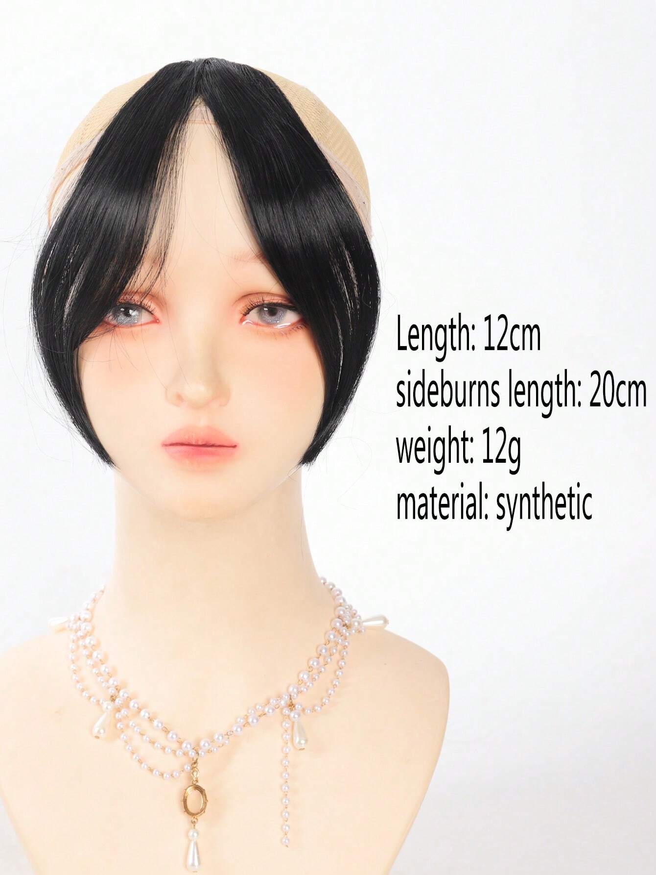 Synthetic Bangs Wig For Women With Natural Side Bangs Fluffy And Add Hair Flipper Bangs - Image 4