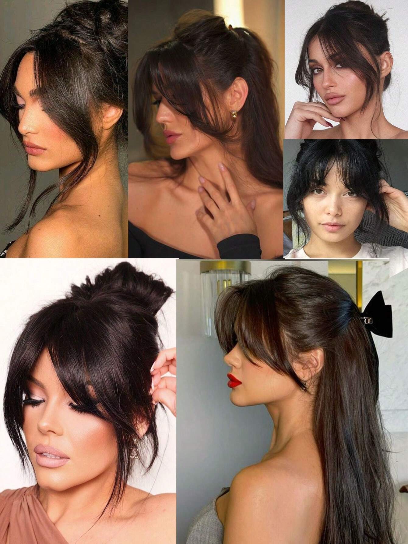 Synthetic Bangs Wig For Women With Natural Side Bangs Fluffy And Add Hair Flipper Bangs - Image 7