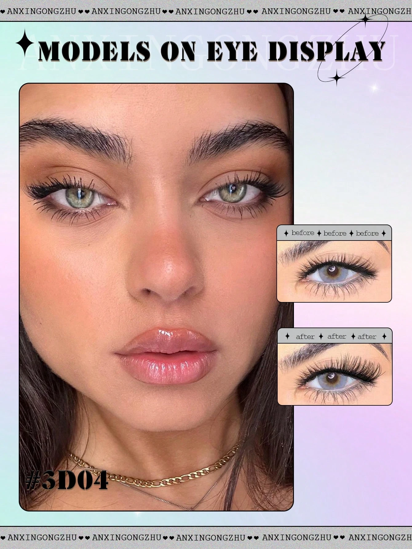 7 Pairs Half Lashes Full False Lashes 12mm Short Half Lashes Faux Mink Cat Eye Look - Image 3