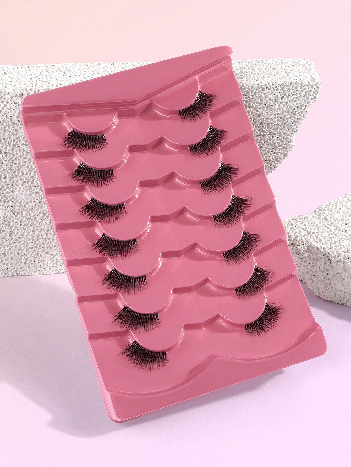 MAGEFY 7 Pairs Half-Strip False Eyelashes, Natural Cat Eye False Lashes, Cartoon Style False Lashes - Image 2