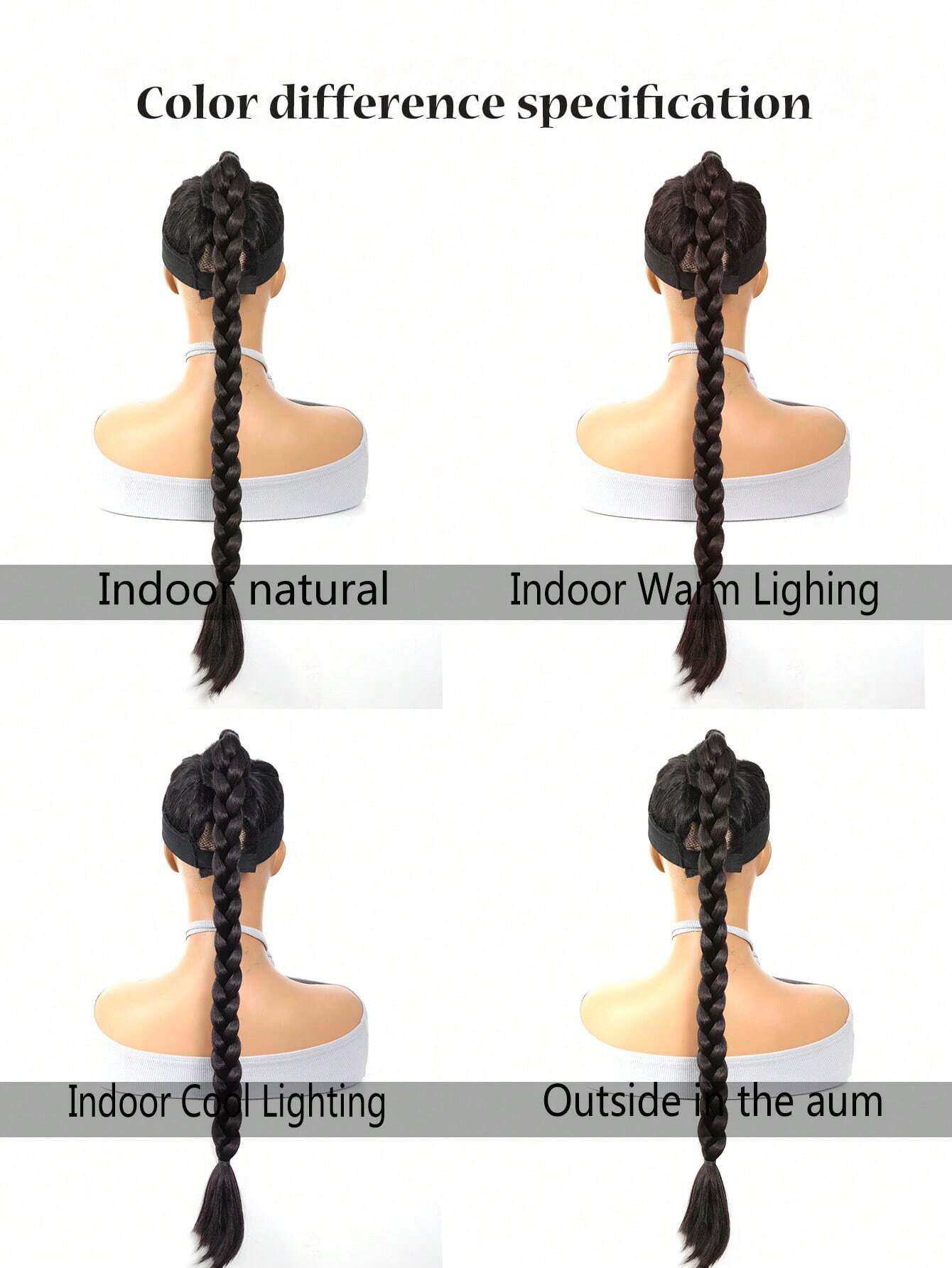 Ponytail Extensions Synthetic Boxing Braids Ponytail Hair Rope For Women High Temperature Fiber Black Brown Ponytail - Image 6