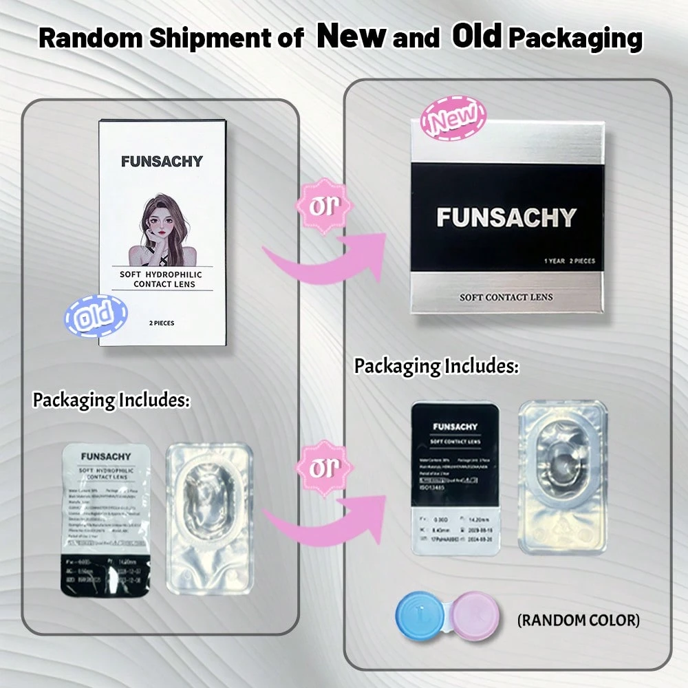 FUNSACHY CHARLOTTE-BROWN Colored Contact Lenses, Suitable For Natural Skin - Image 4