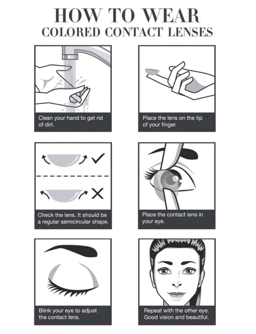 Lalens 1 Box (2 Pieces) 1 Year Disposable Crush Green Hazelnut Color Contact Lenses - Image 7