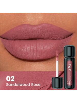 Pudaier Waterproof Lip Mousse – Smudge-Proof, Non-Sticky Lip Gloss, Cup-Proof, Long-Lasting, Easy To Apply, Matte Finish Lip Glaze