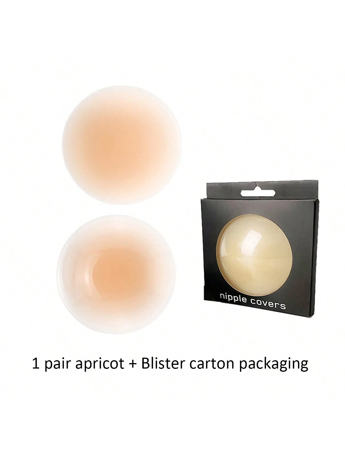 1 Pair Reusable Solid Color Nipple Covers With Storage Box, 8cm Thin Invisible Bra Pasties Suitable - Image 9