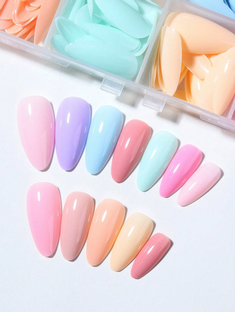 288pcs (12 Mixed Designs) Almond-Shaped - Image 3