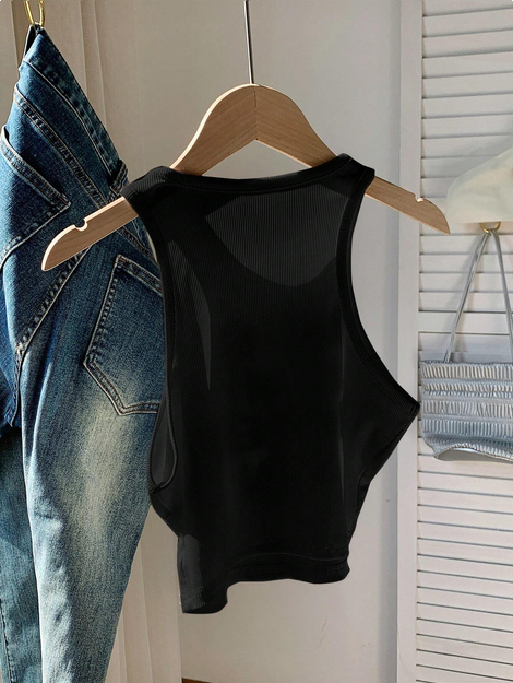 Comfortcana Slogan Printed Casual Tank Top For Summer - Image 2